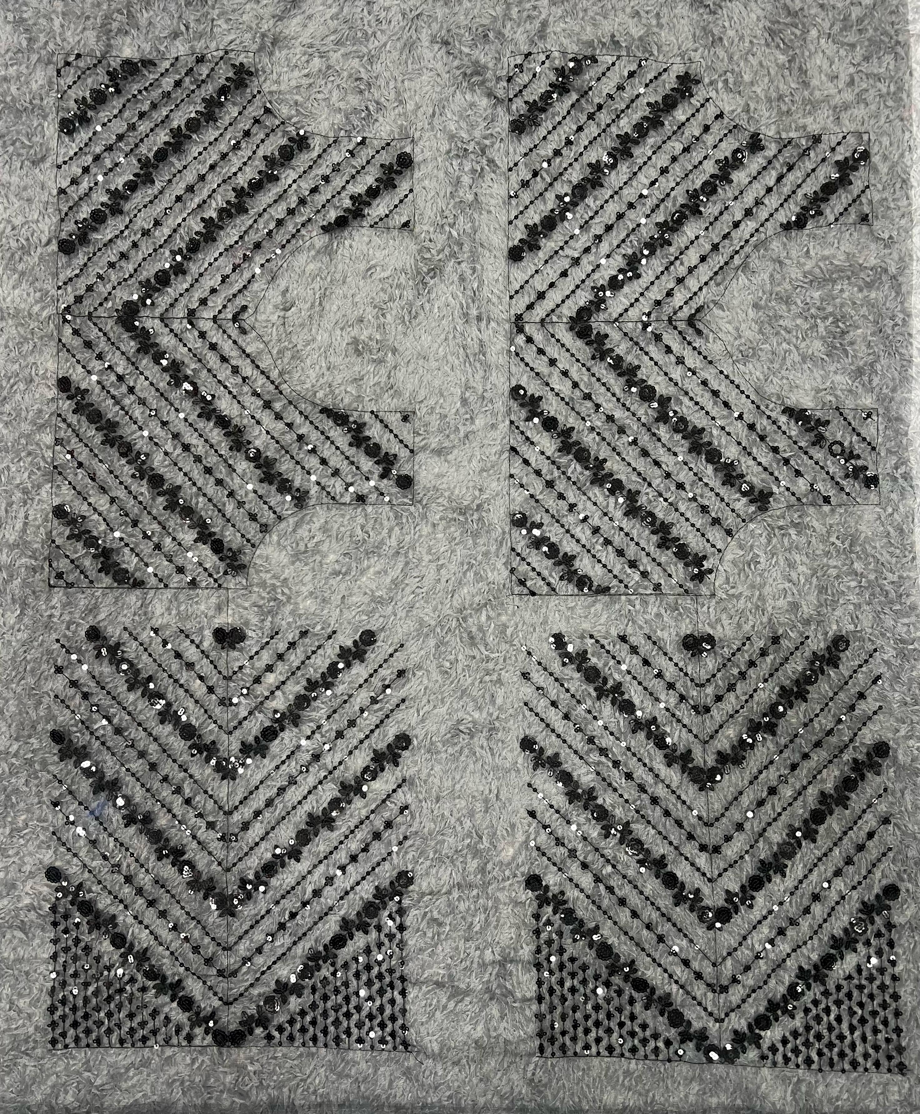 Beautiful Designer Georgette Sequanc Saree Design 5316