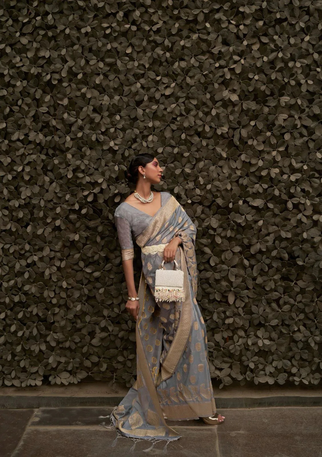 Beautiful Designer Soft Kosmos Silk Saree