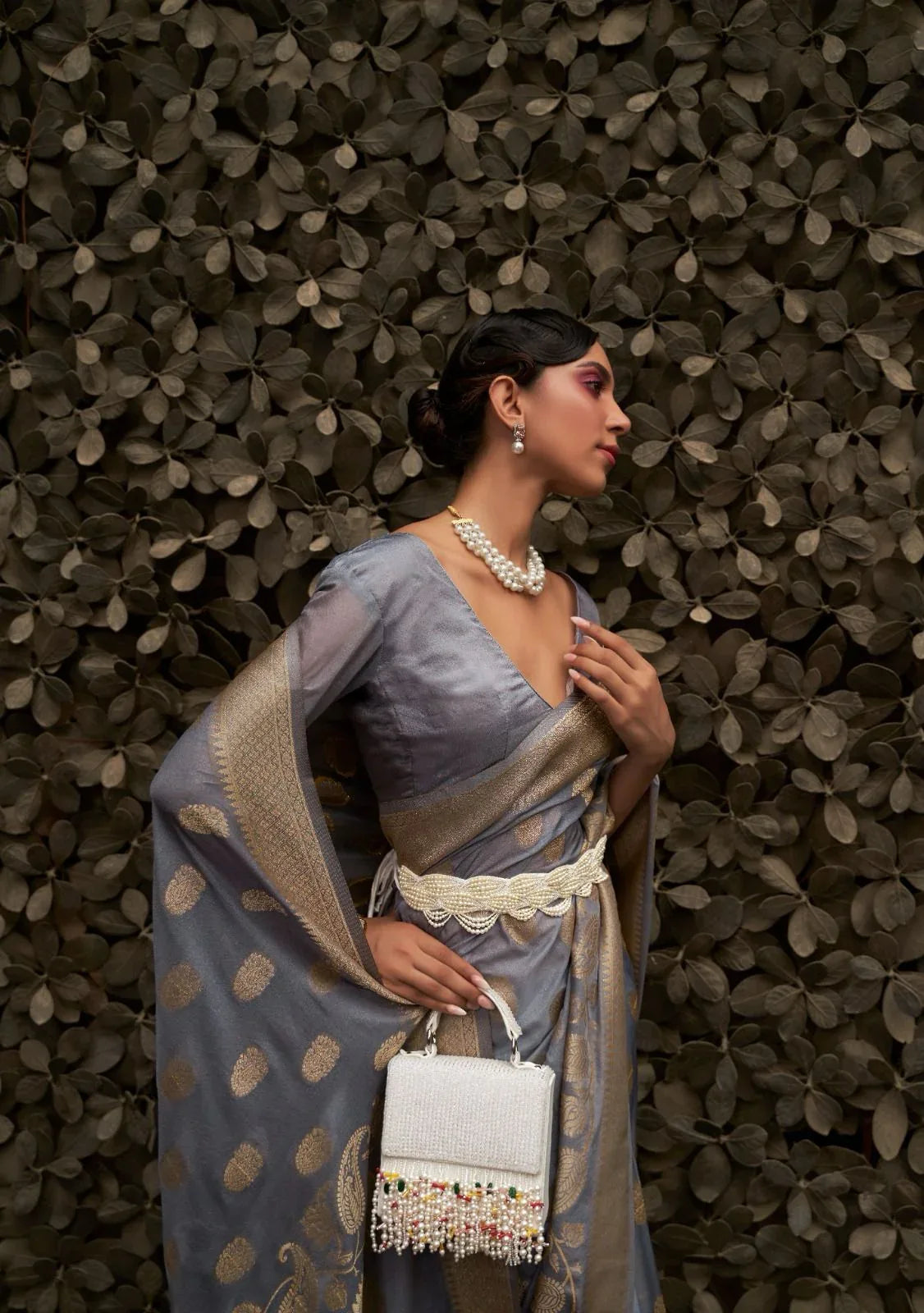 Beautiful Designer Soft Kosmos Silk Saree