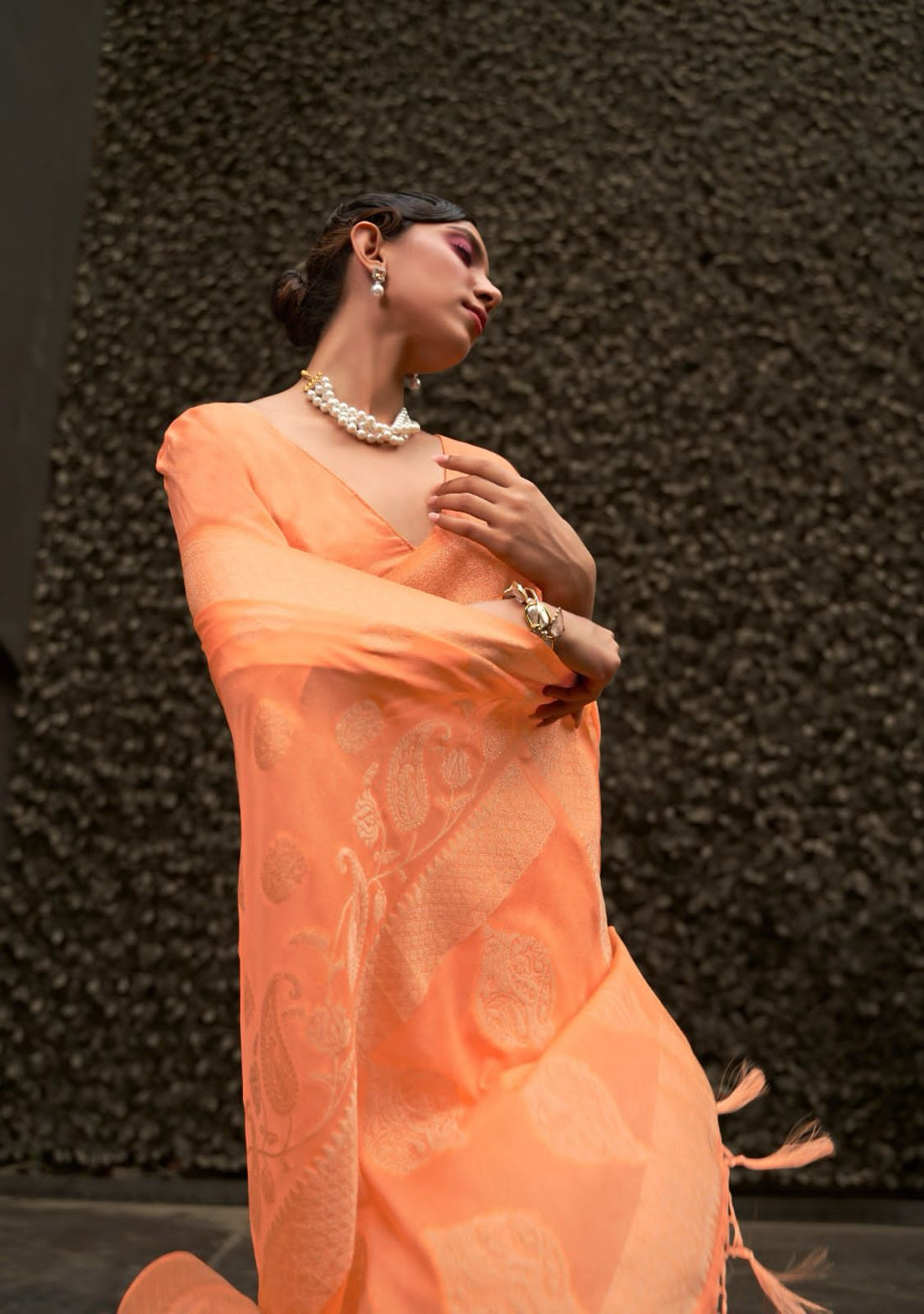 Beautiful Designer Soft Kosmos Silk Saree