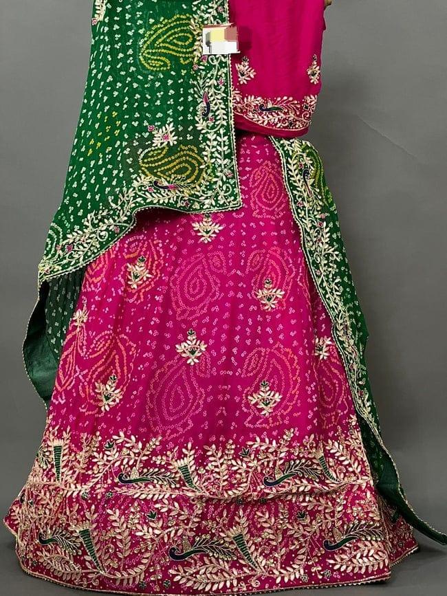 Beautiful Designer Rajasthani Jaipuri Pure Ojariya Lehenga