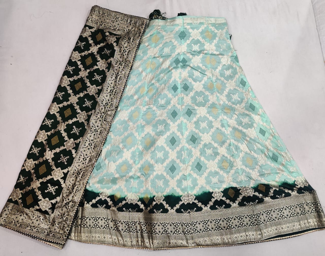 Beautiful Designer Rajasthani Pure Banarasi Dolo silk Lehenga Choli