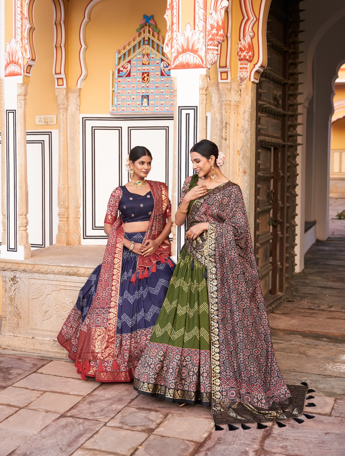 Beautiful Designer Tussar Silk Lehenga Choli