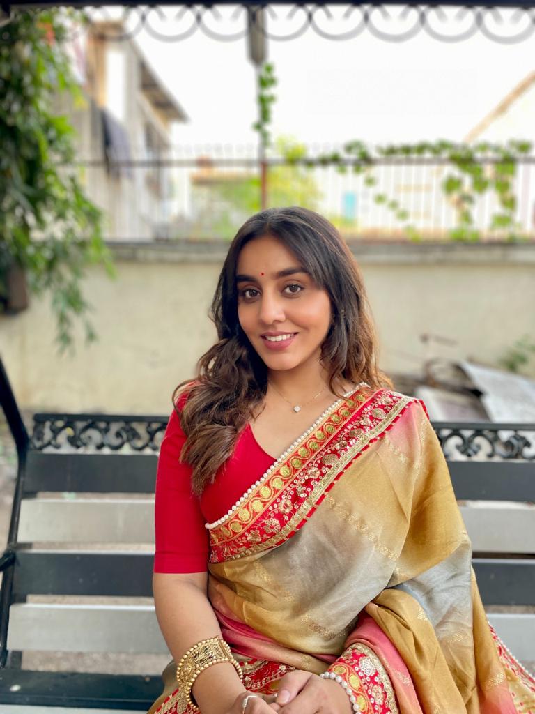 Beautiful Designer Bandhani Brige Moss Chiffon Saree