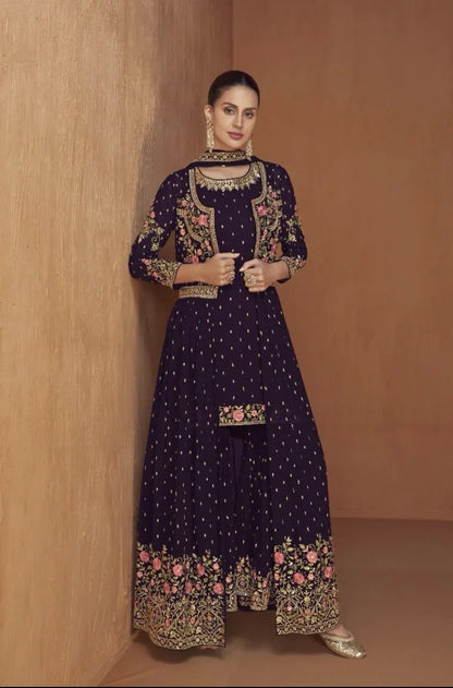 Gulkayra Designer Jasmeen Heavy Salwar Suit D.No. 7429-A