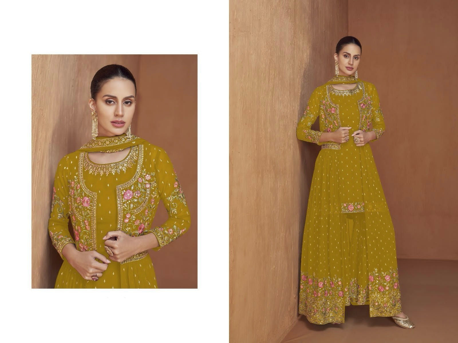 Gulkayra Designer Jasmeen Heavy Salwar Suit D.No. 7429-E