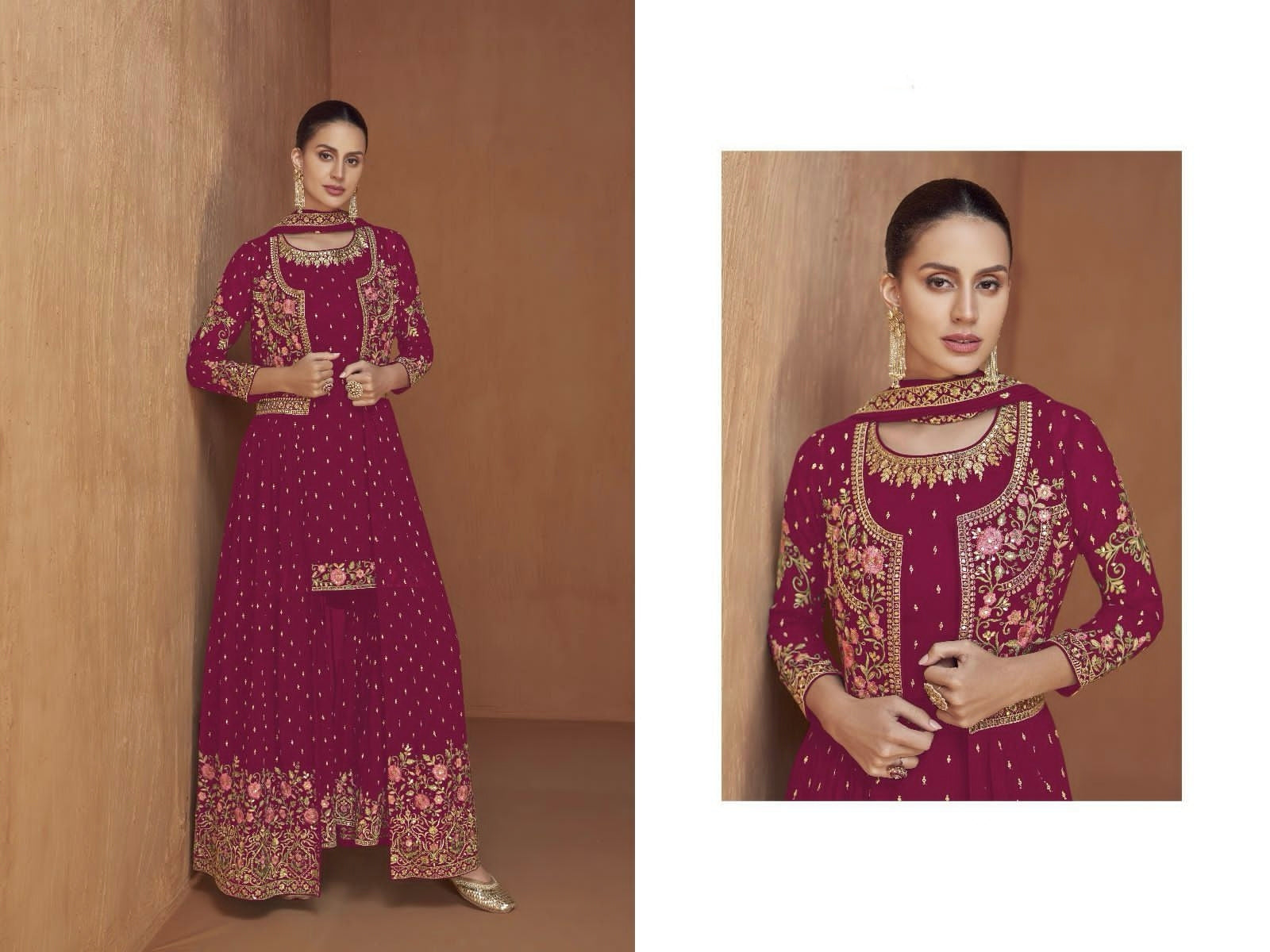 Gulkayra Designer Jasmeen Heavy Salwar Suit D.No. 7429-D