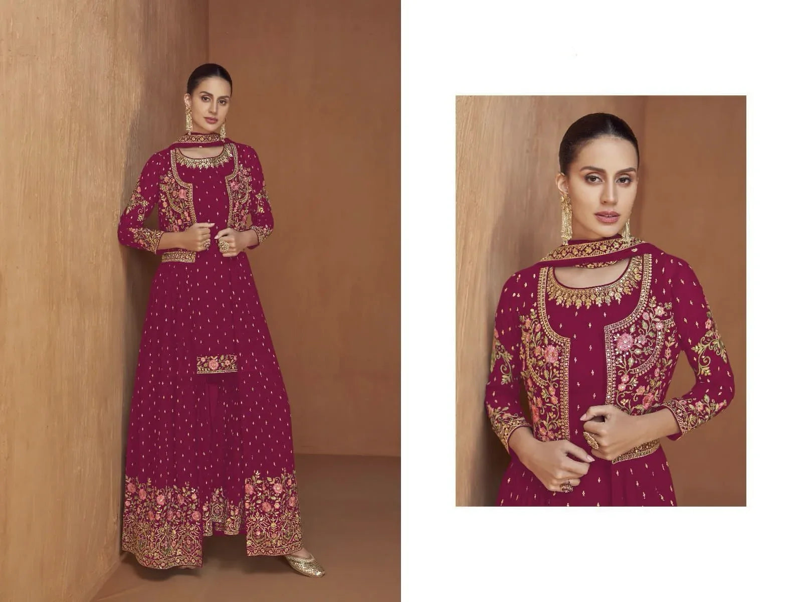Gulkayra Designer Jasmeen Heavy Salwar Suit D.No. 7429-D