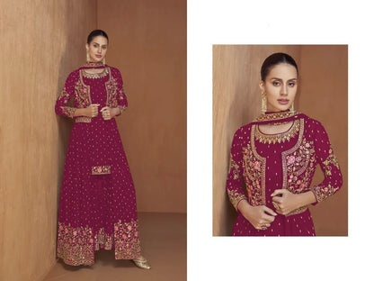 Gulkayra Designer Jasmeen Heavy Salwar Suit D.No. 7429-D