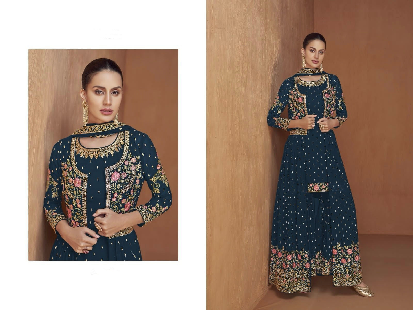 Gulkayra Designer Jasmeen Heavy Salwar Suit D.No. 7429-C