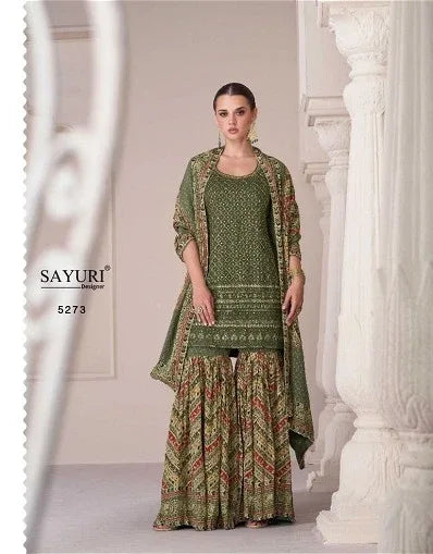 Beautiful Designer Sayuri Sharara Salwar Suits