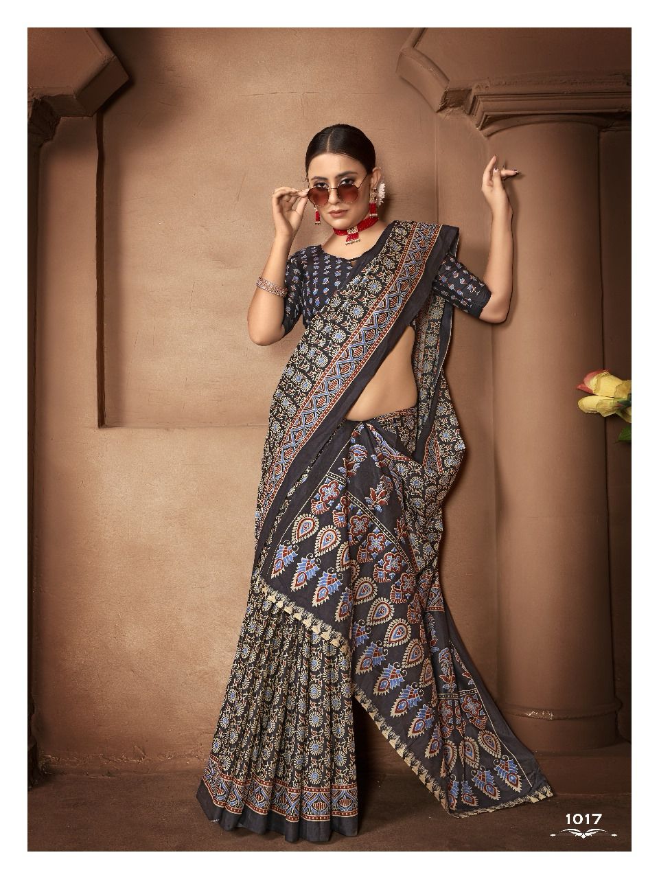 Beautiful Designer Jaipuri Pure Mulmul Cotton Saree