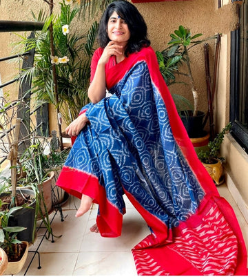 Pure Soft Linen Digital Print Saree