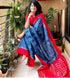 Pure Soft Linen Digital Print Saree