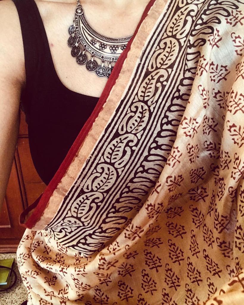 Beautiful Designer Soft Linen Cotton Saree Digital Print Saree