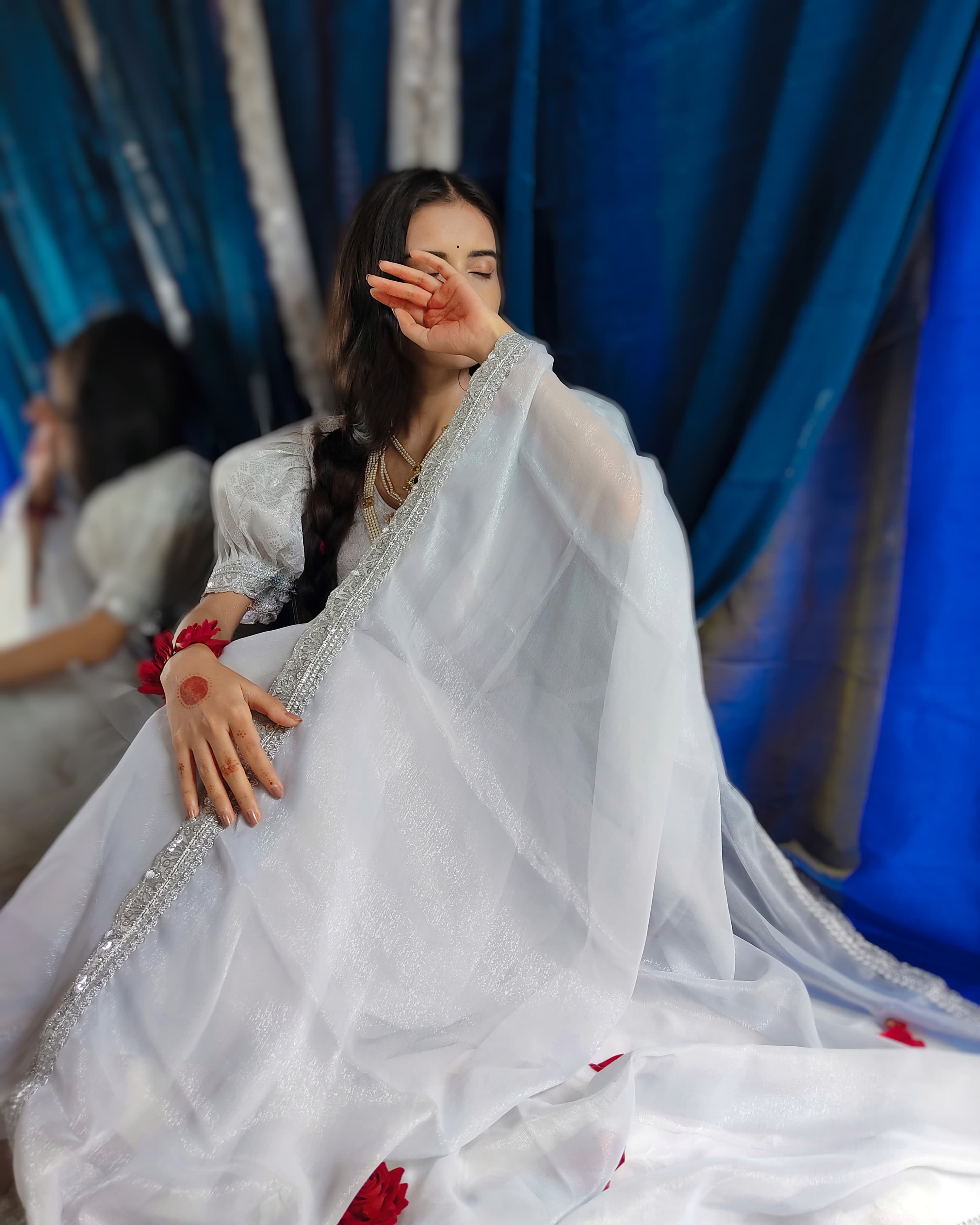 Beautiful Designer Pure Soft Chiffon Saree