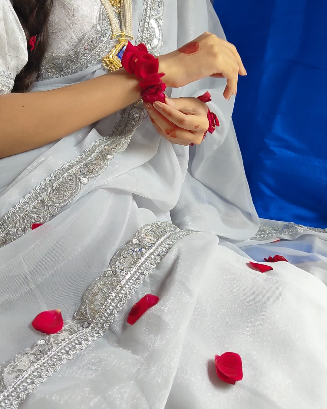 Beautiful Designer Pure Soft Chiffon Saree