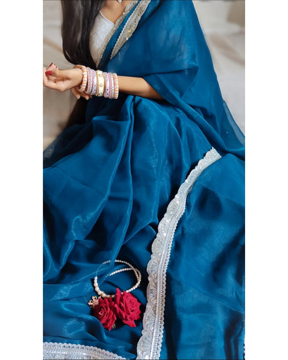 Beautiful Designer Pure Soft Chiffon Saree
