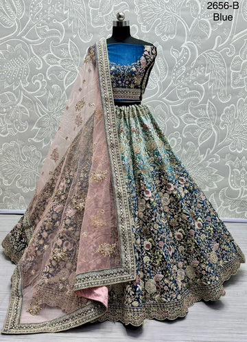 Beautiful Designer Heavy Velvet with Sequence Lehenga Choli