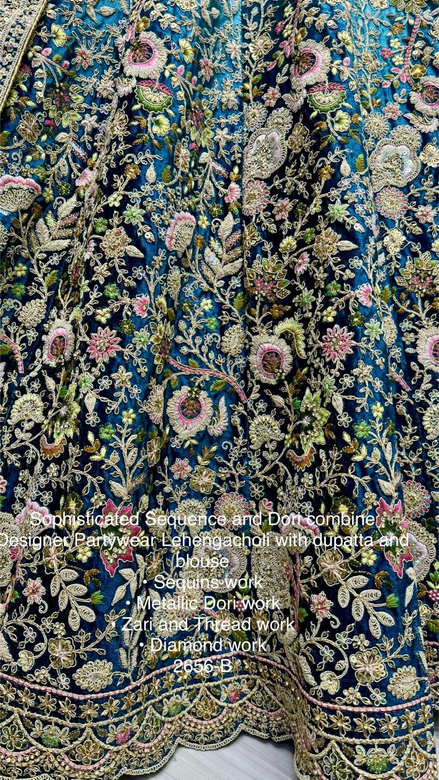 Beautiful Designer Heavy Velvet with Sequence Lehenga Choli