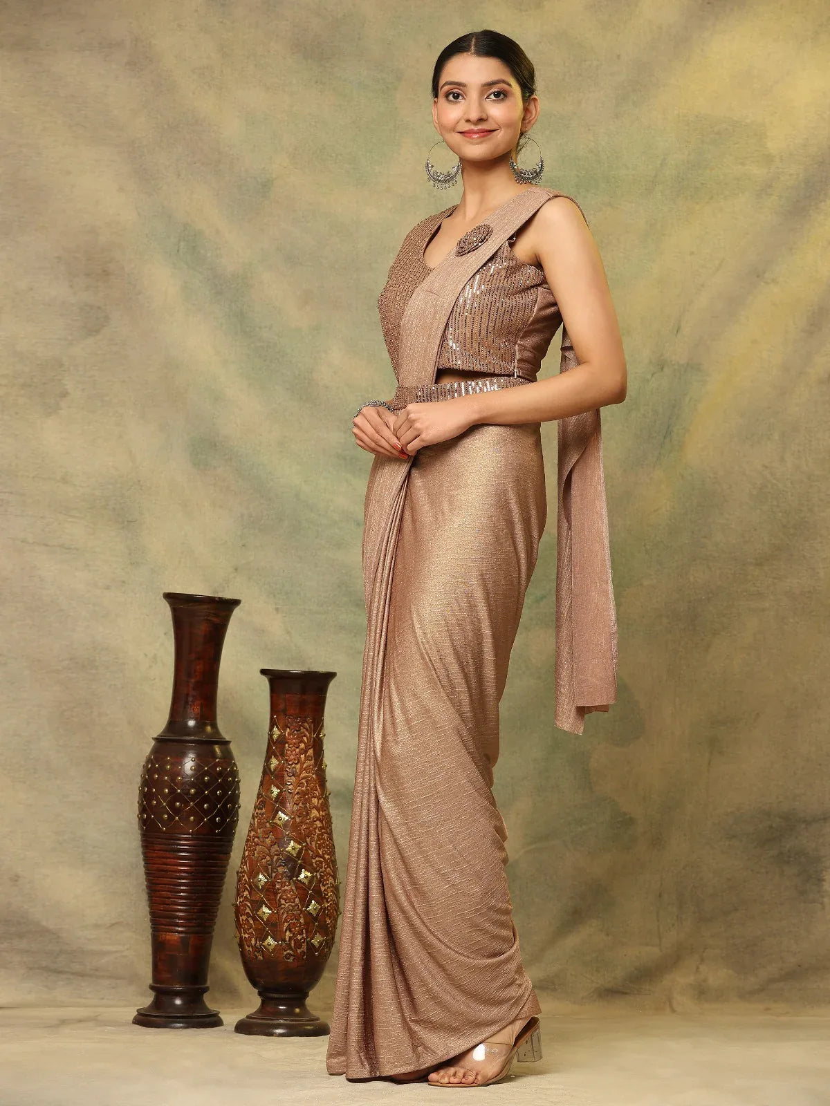 Beautiful Designer Party Wear Ready to Wear Saree