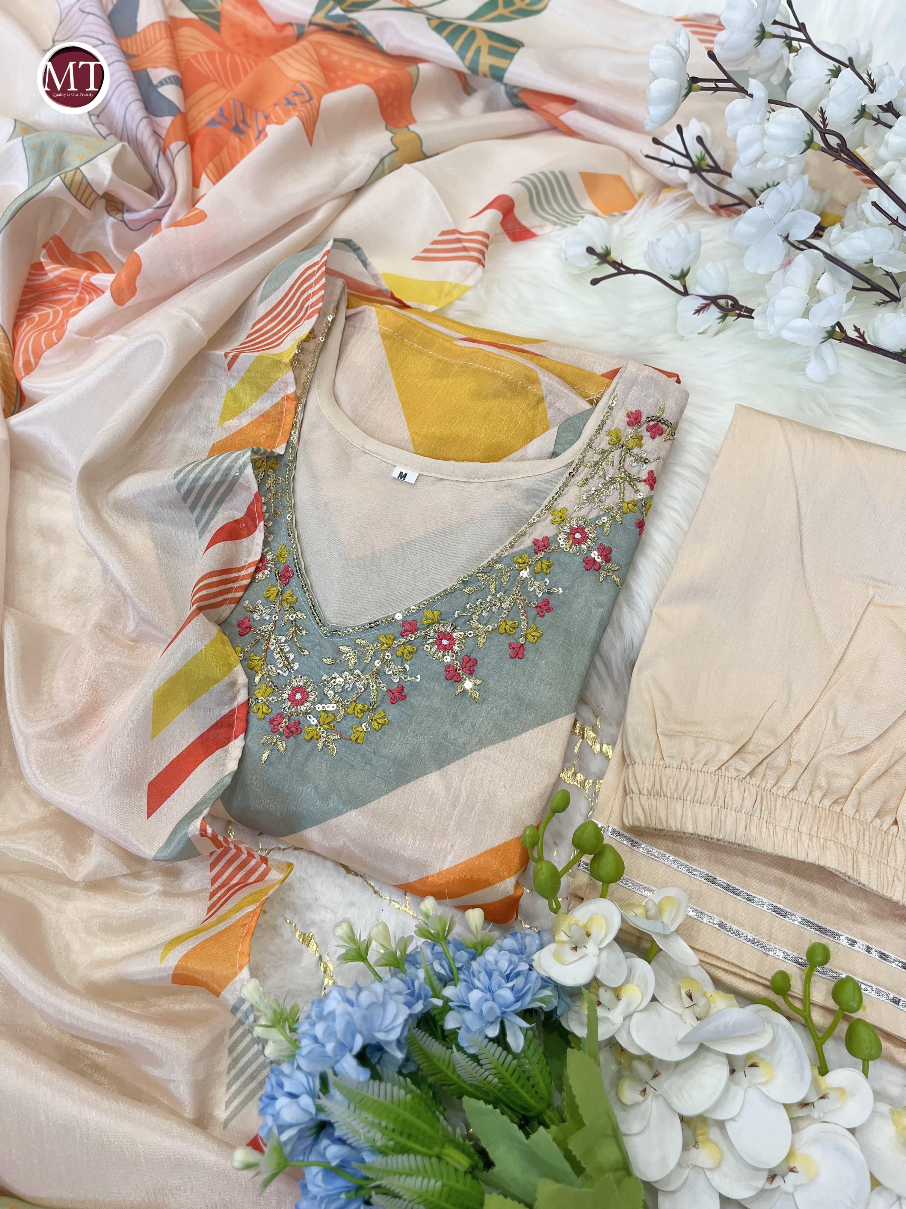 Beautiful Designer Heavy Pure Chiffon Salwar Suit