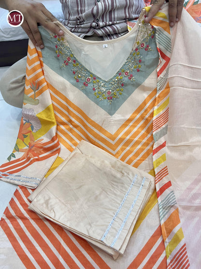 Beautiful Designer Heavy Pure Chiffon Salwar Suit