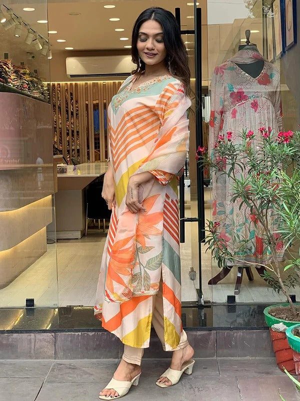 Beautiful Designer Heavy Pure Chiffon Salwar Suit