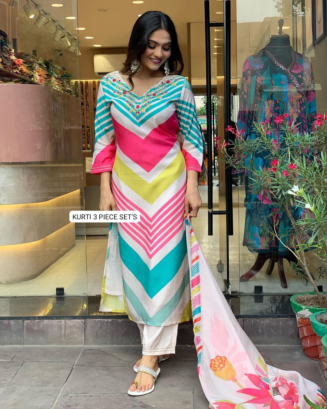 Beautiful Designer Heavy Pure Chiffon Salwar Suit