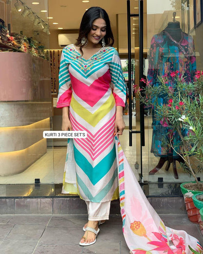 Beautiful Designer Heavy Pure Chiffon Salwar Suit