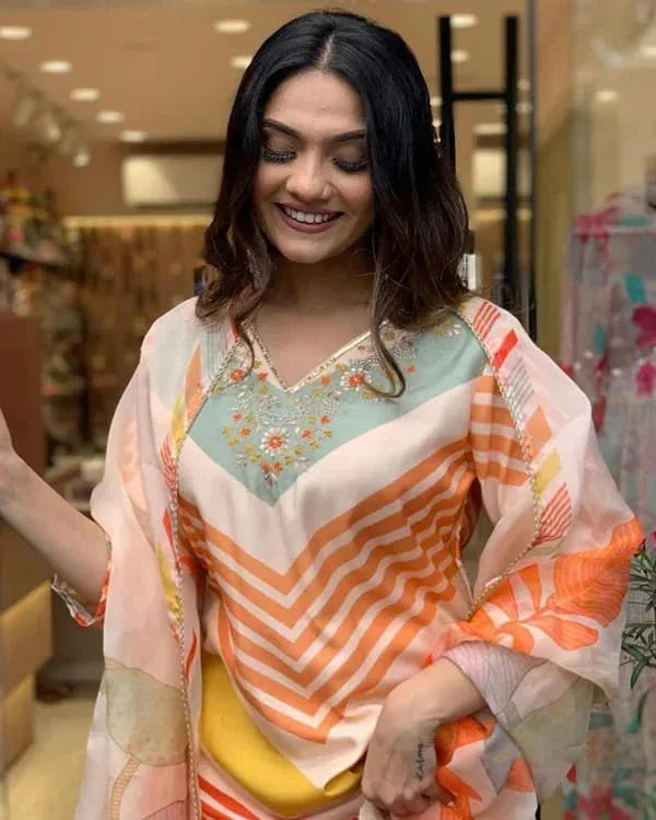 Beautiful Designer Heavy Pure Chiffon Salwar Suit