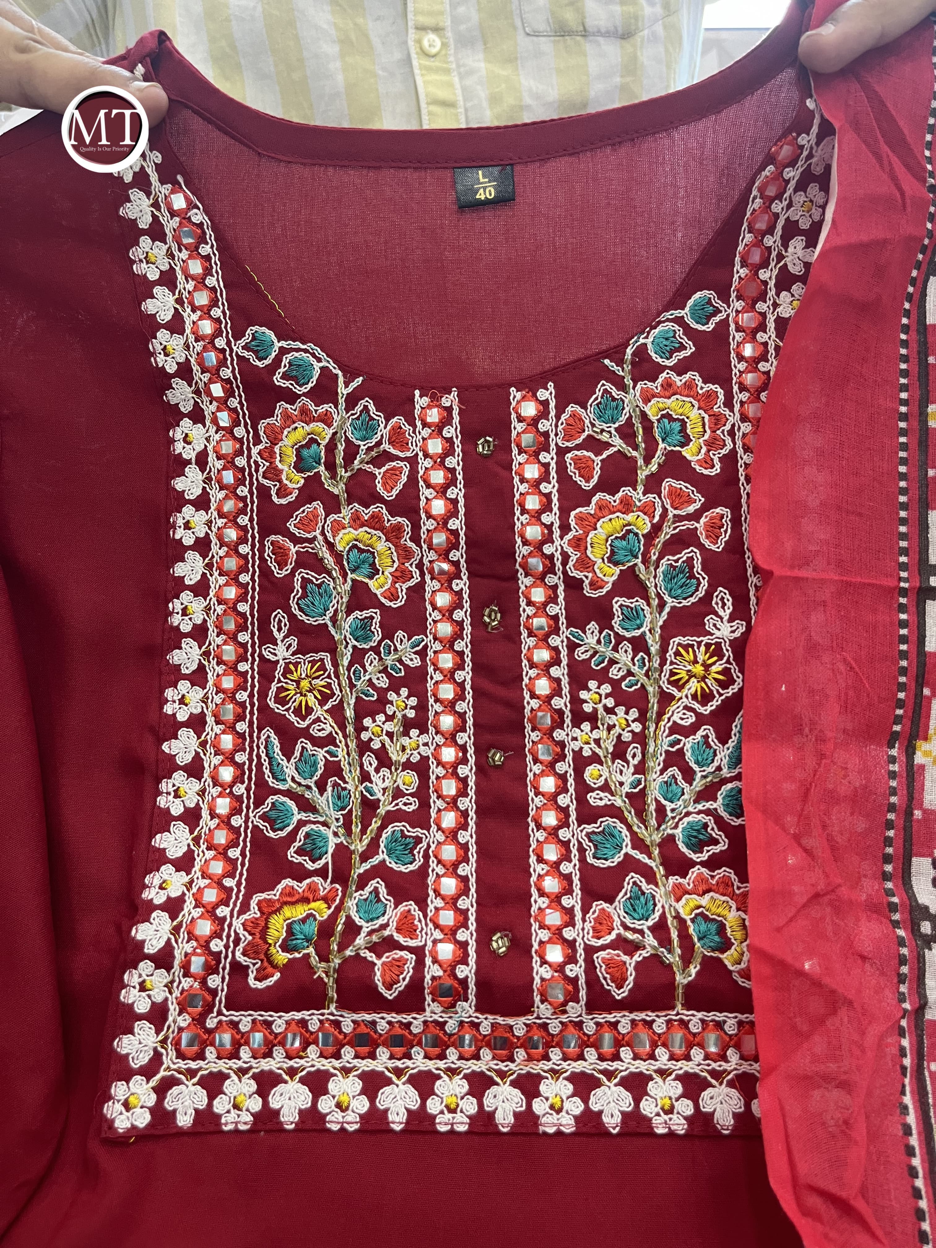 Beautiful Designer Heavy Reyon Rani Salwar Suit