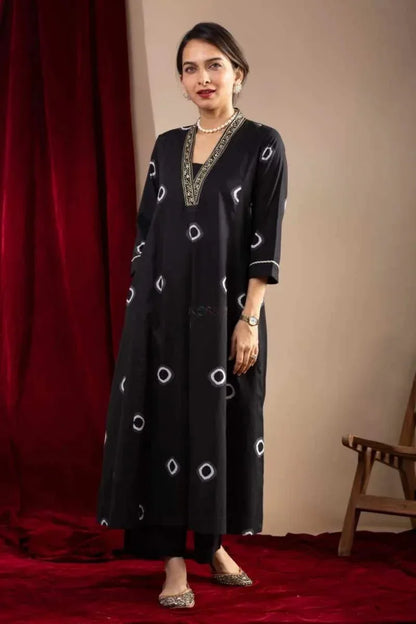 Beautiful Designer Heavy Cotton Salwar Suit