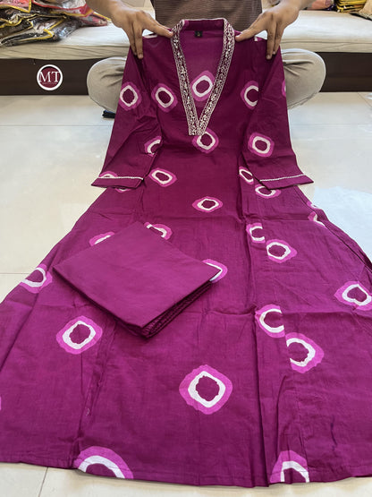 Beautiful Designer Summer Special Pure Cotton Salwar Suit