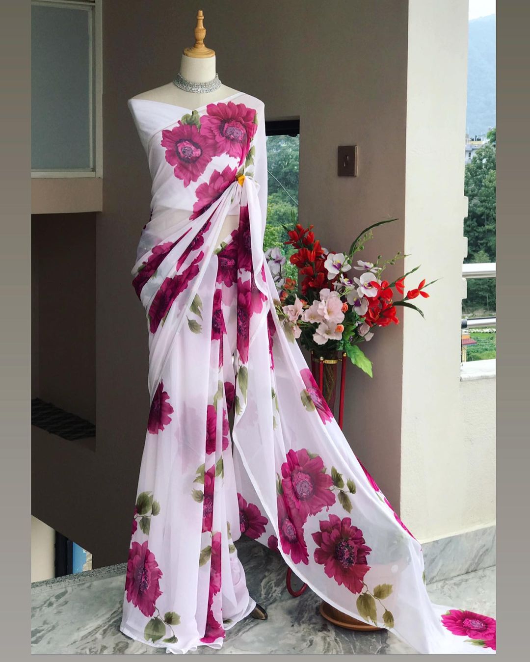 Beautiful Designer Soft Georgette Saree Digital Print Saree