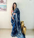 Party Wear Linen Saree