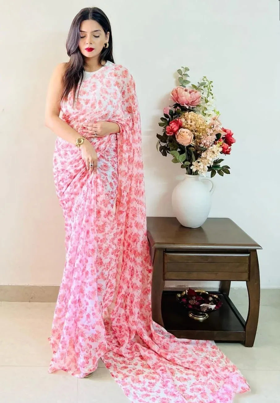 Beautiful Designer Soft Georgette Saree Digital Print Saree