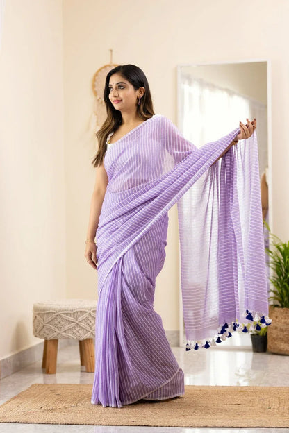 Beautiful Designer Soft Lilne Saree Digital Print Saree