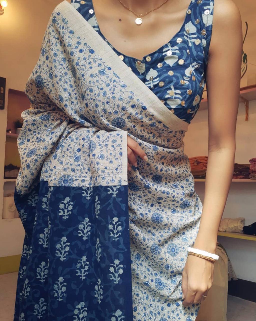 Beautiful Designer Soft Cotton Saree Digital Print Saree