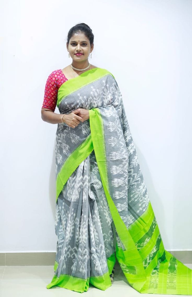 Beautiful Designer Soft Linen Saree Digital Print Saree