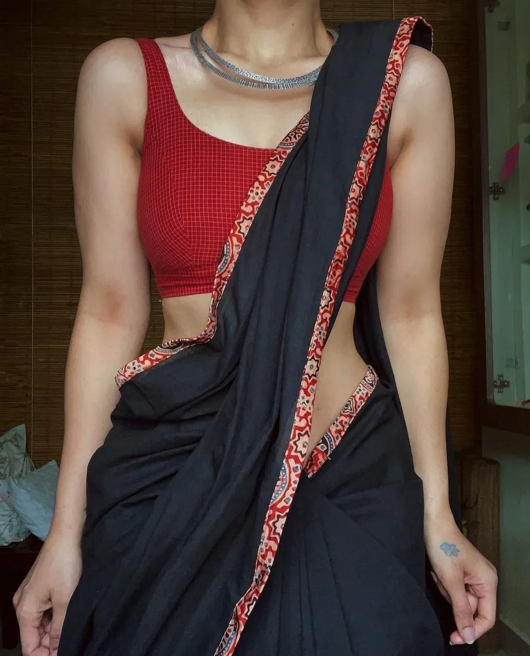 Beautiful Designer Soft Linen Saree Digital Print Saree