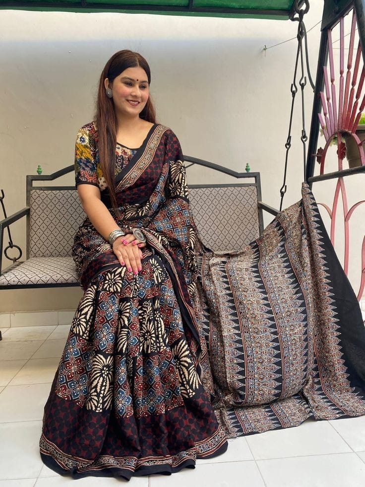 Beautiful Designer Soft Cotton Saree Digital Print Saree