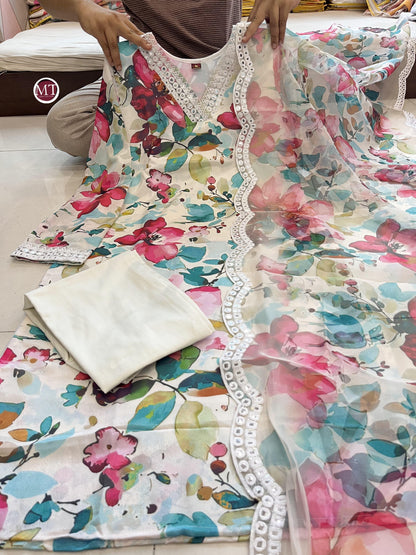 Beautiful Designer Heavy Mehera Chinon Salwar Suit