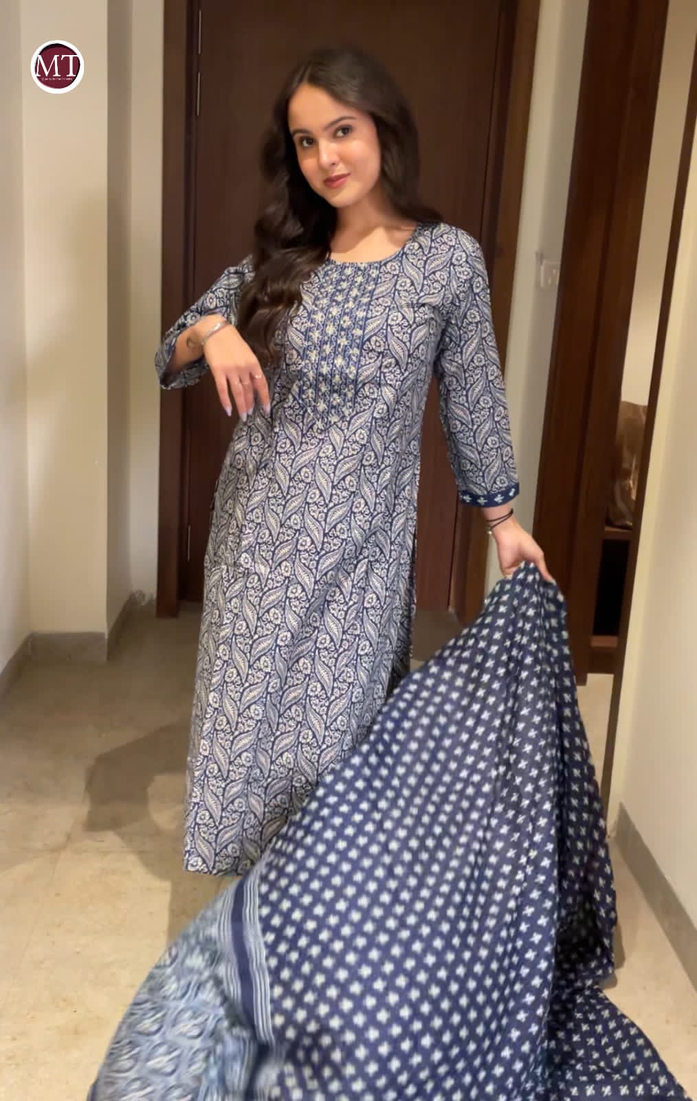 Beautiful Designer Heavy Pure Cotton Salwar Suit