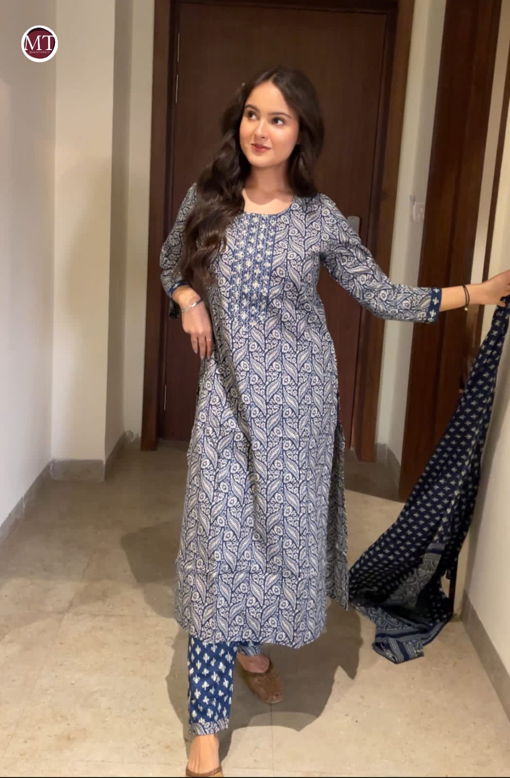 Beautiful Designer Heavy Pure Cotton Salwar Suit