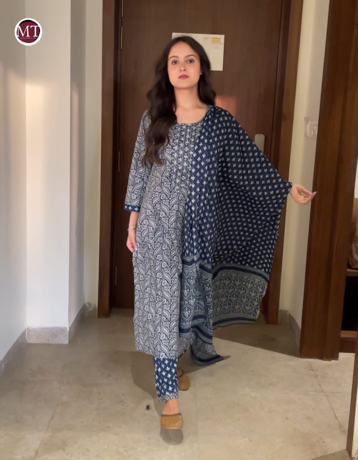 Beautiful Designer Heavy Pure Cotton Salwar Suit