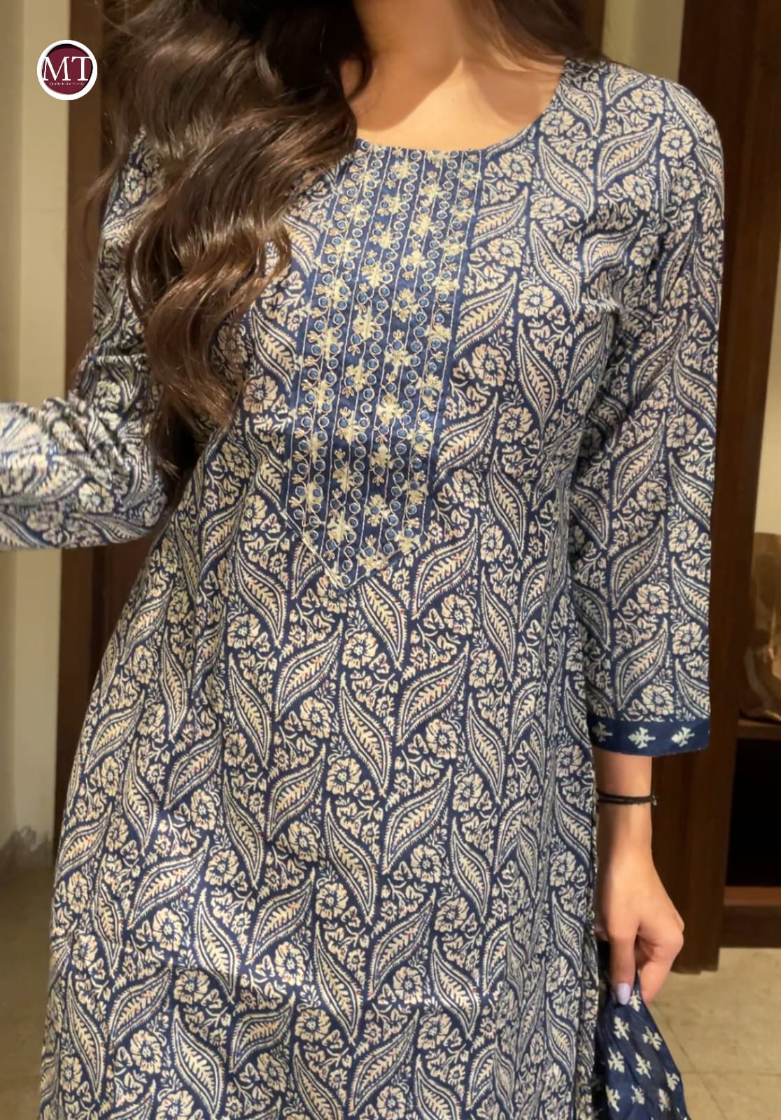 Beautiful Designer Heavy Pure Cotton Salwar Suit