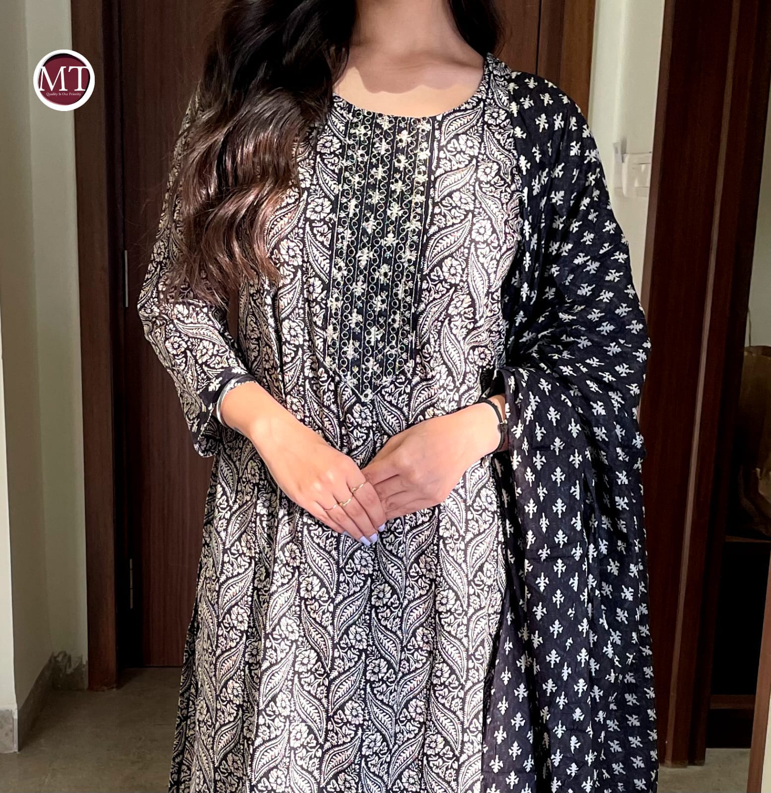 Beautiful Designer Heavy Pure Cotton Salwar Suit