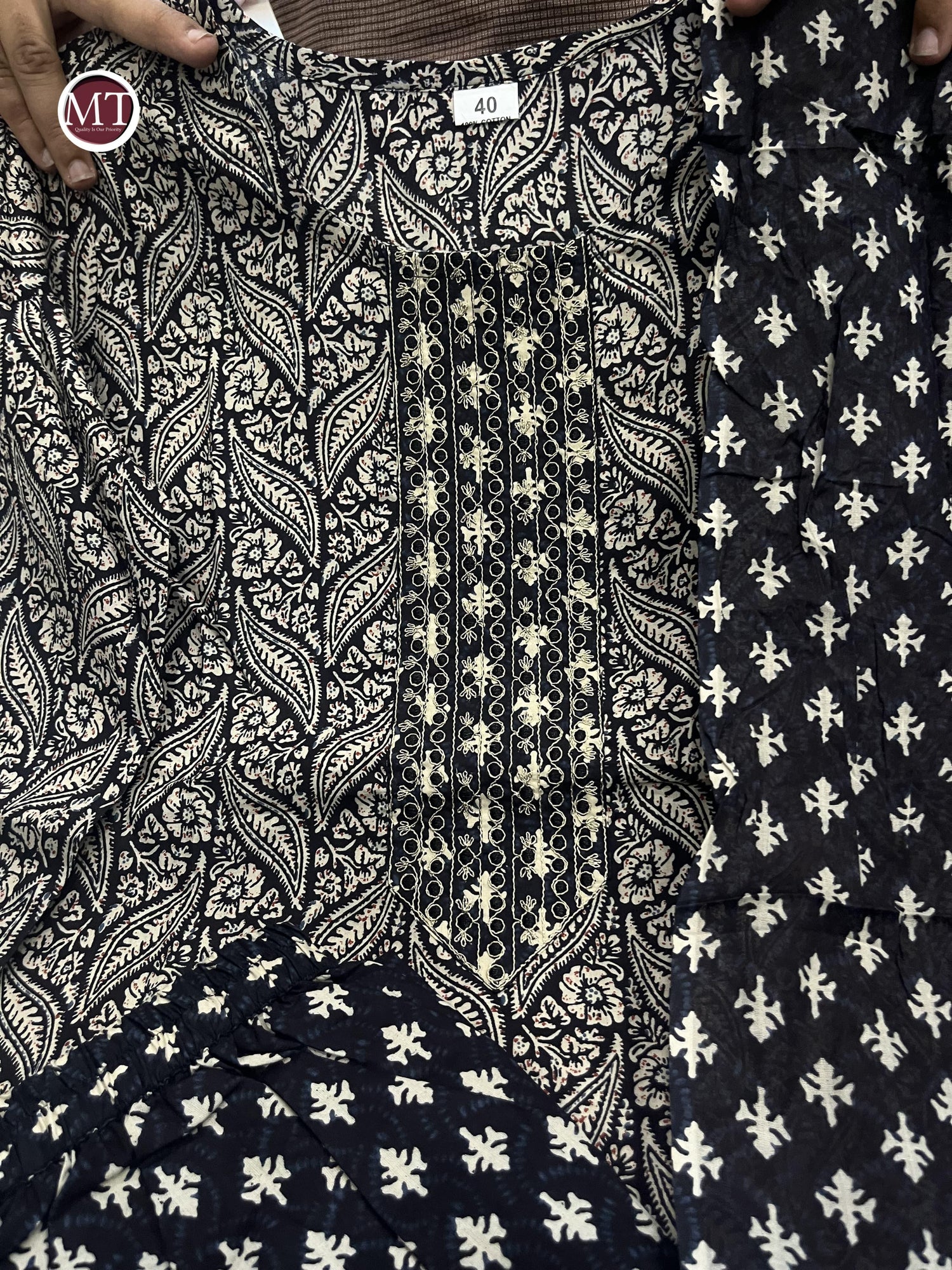 Beautiful Designer Heavy Pure Cotton Salwar Suit