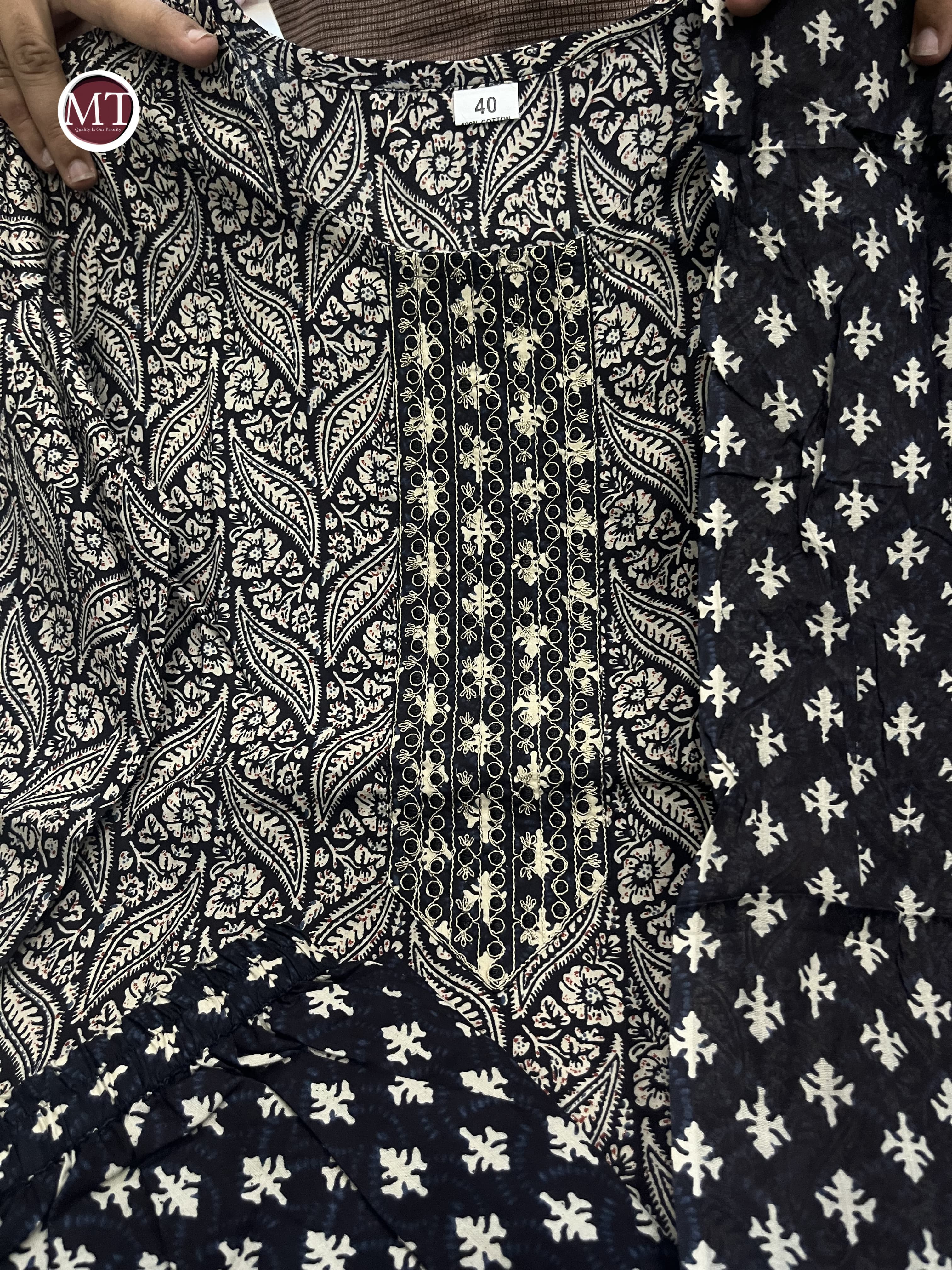 Beautiful Designer Heavy Pure Cotton Salwar Suit